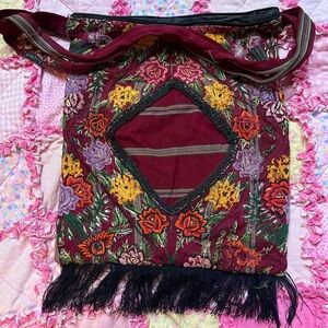 Ethnic embroidered purse